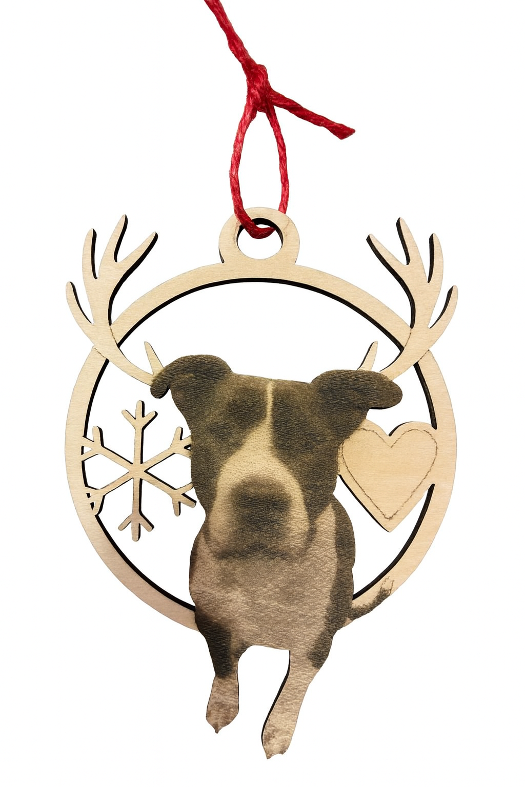 Adorno de Navidad Personalizado en Madera