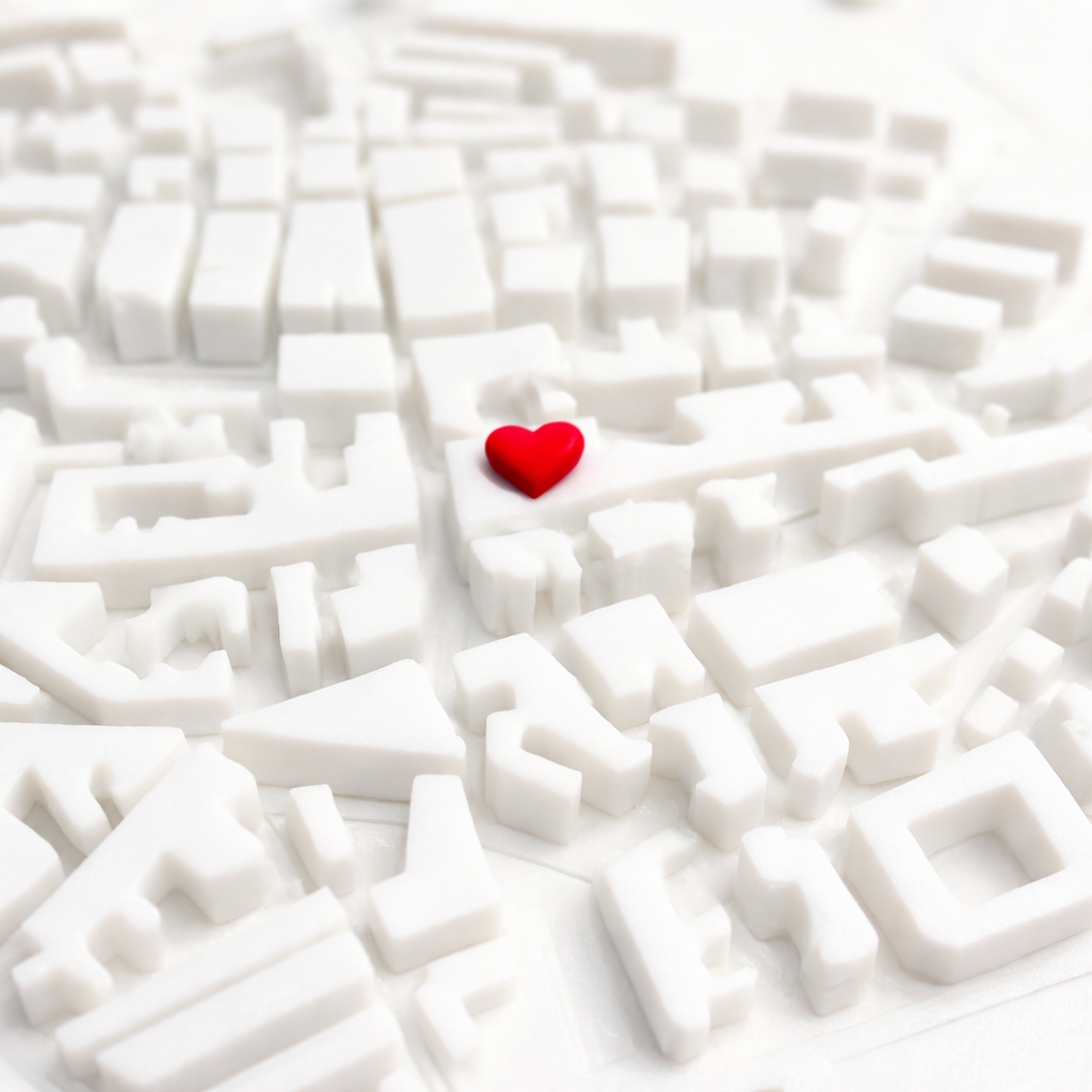 Mapa Personalizado en 3D Grande