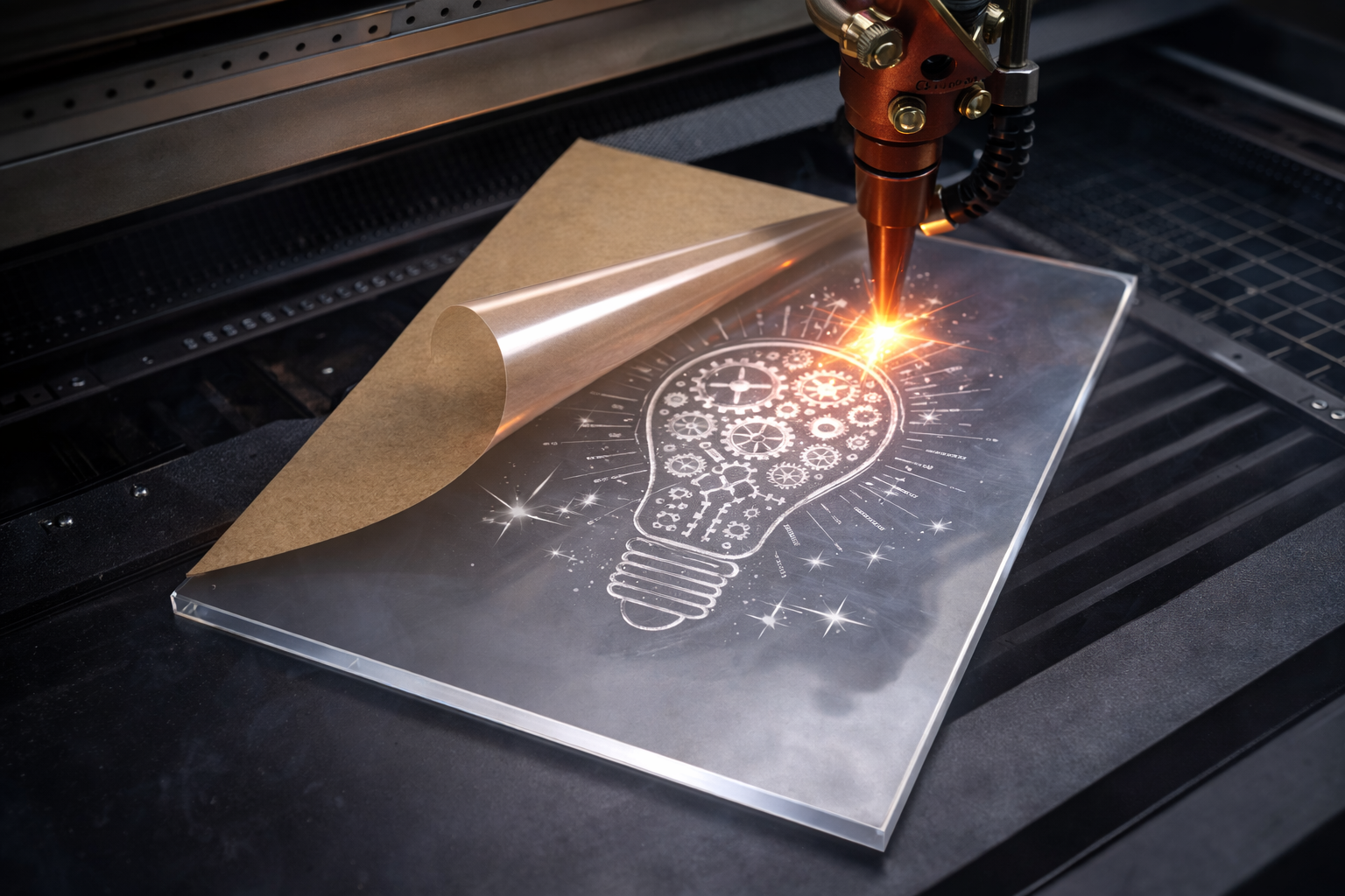 Lámina de Metacrilato Fundido DIN A4 3 mm con Film Protector