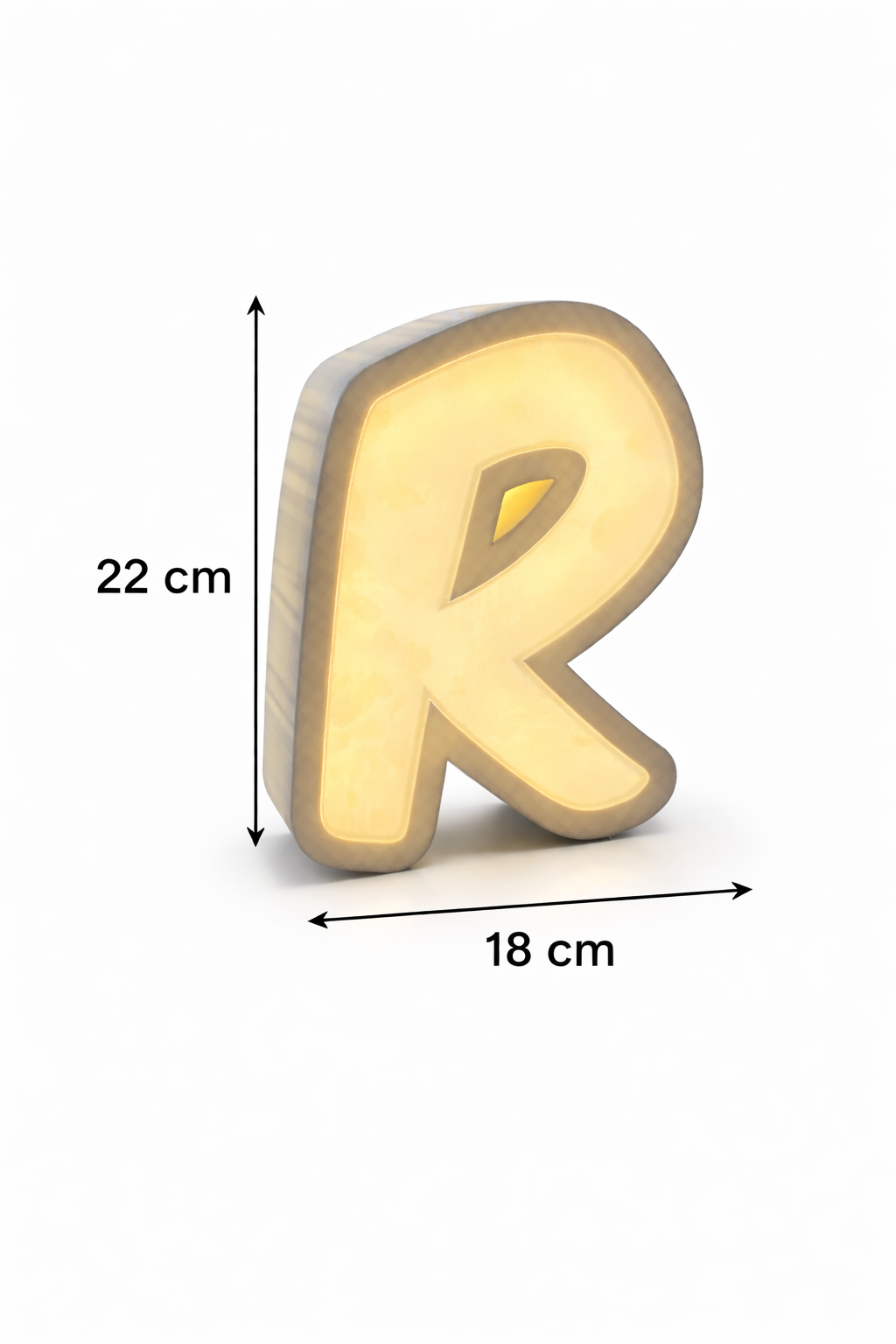 Letra LED Decorativa Iluminada XXL