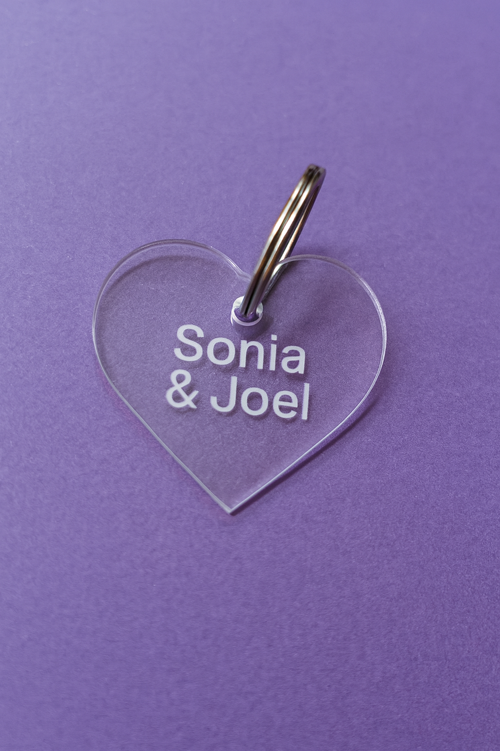 Llavero de Metacrilato Corazón