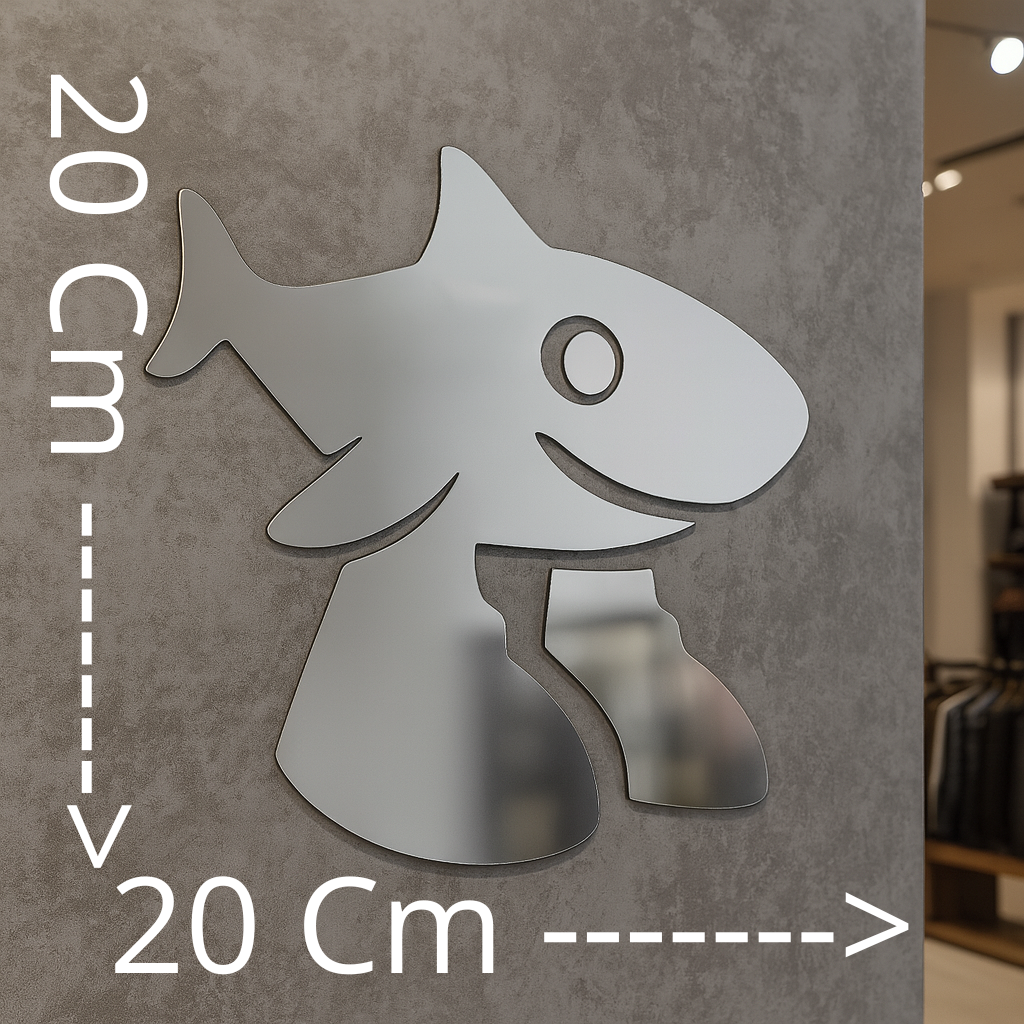 Logo en Acrílico Espejo Grande