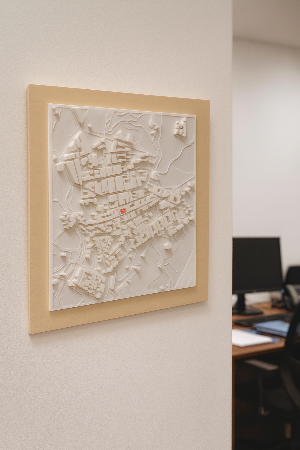 Mapa Personalizado en 3D Grande