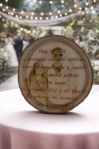 5,75€u - 10 Rodajas de Madera Natural Personalizable