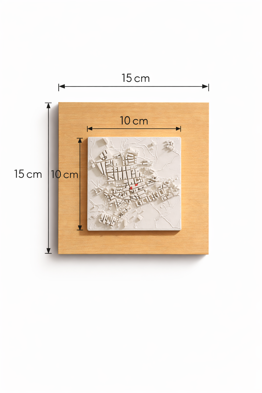 Mapa Personalizado en 3D Pequeño